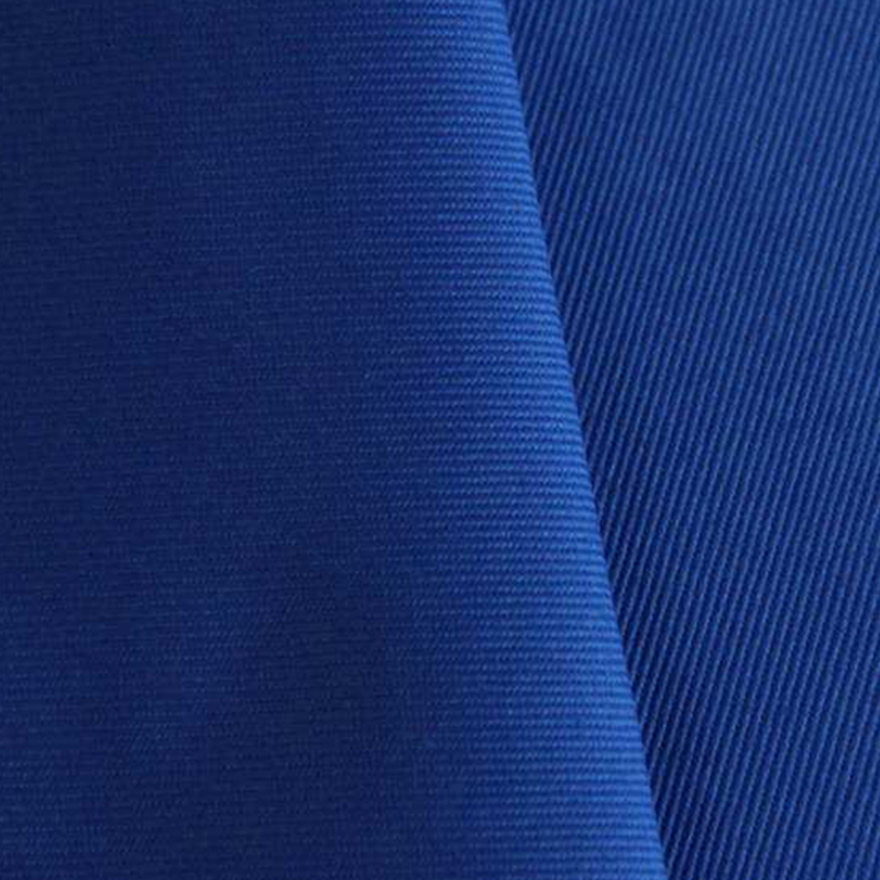 A polyester twill has diagonal lines