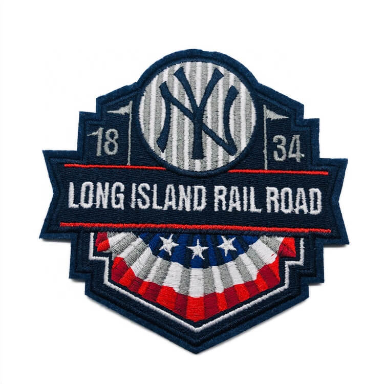 custom embroidered patches for Long Island Rail Road