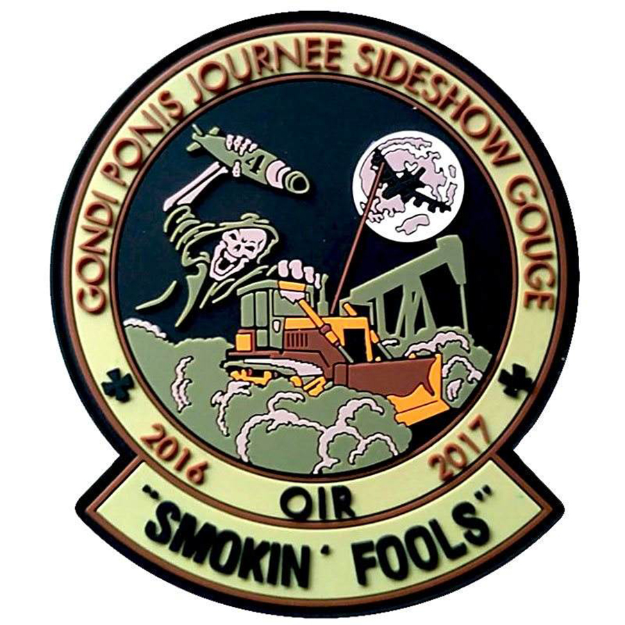 smokin fools custom military morale patch