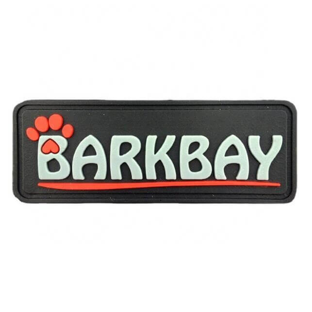 Custom made sew-on pvc label