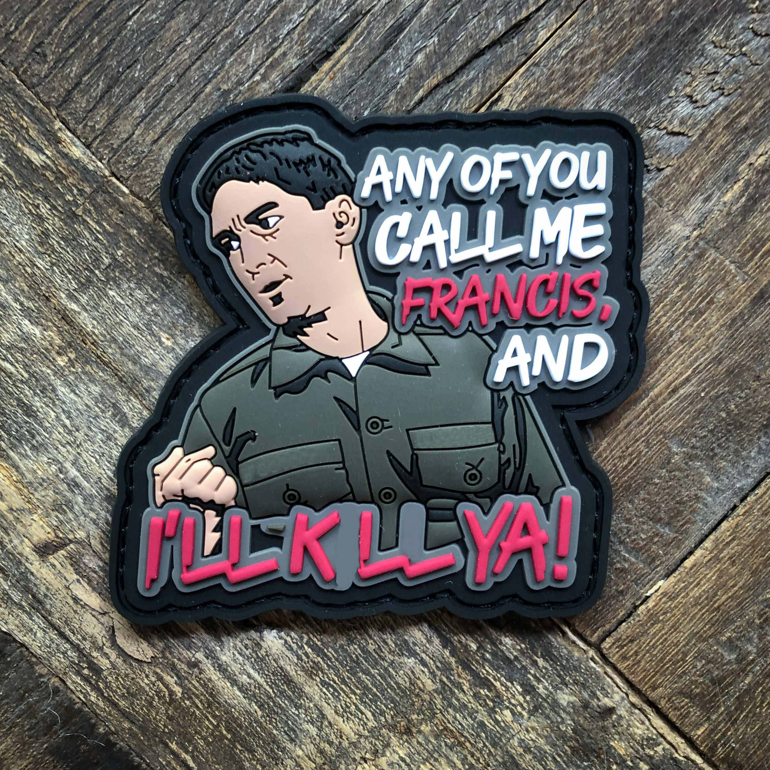 Military Morale Patch made with PVC