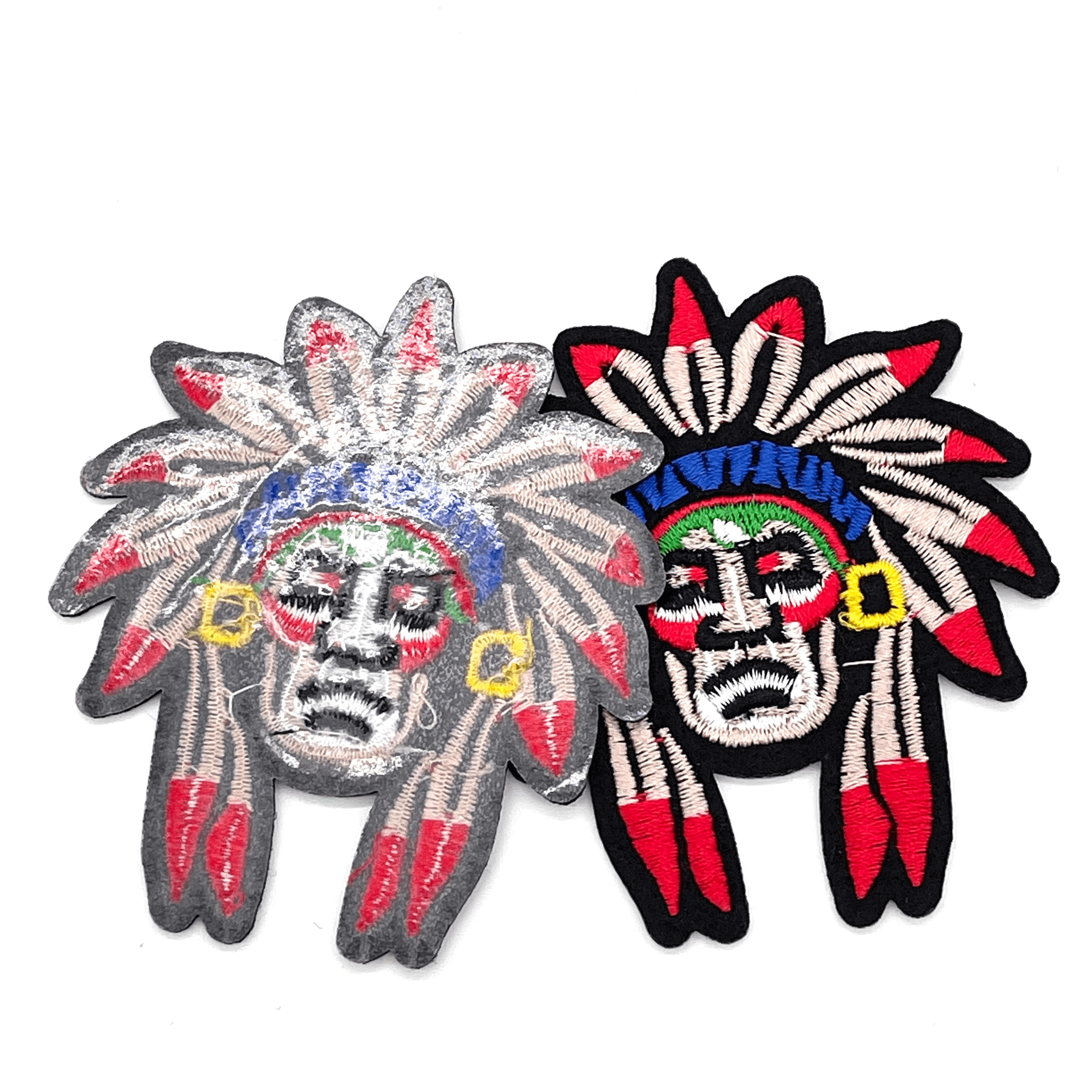 native american iron on embroidered patch