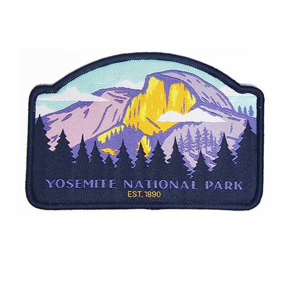 custom woven patch for yosemite national park